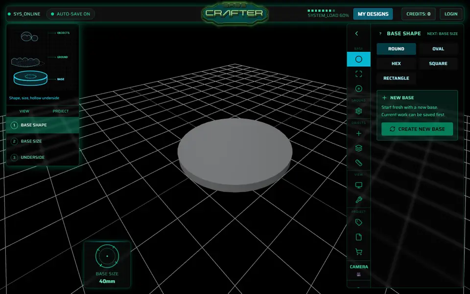 Screenshot of BaseCrafter