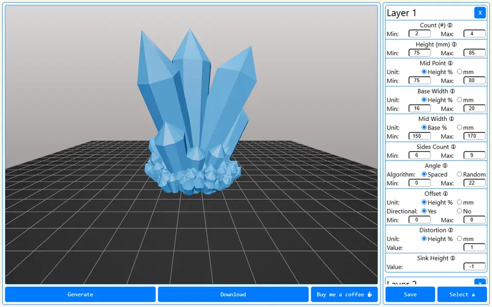 Screenshot of Crystal Maker