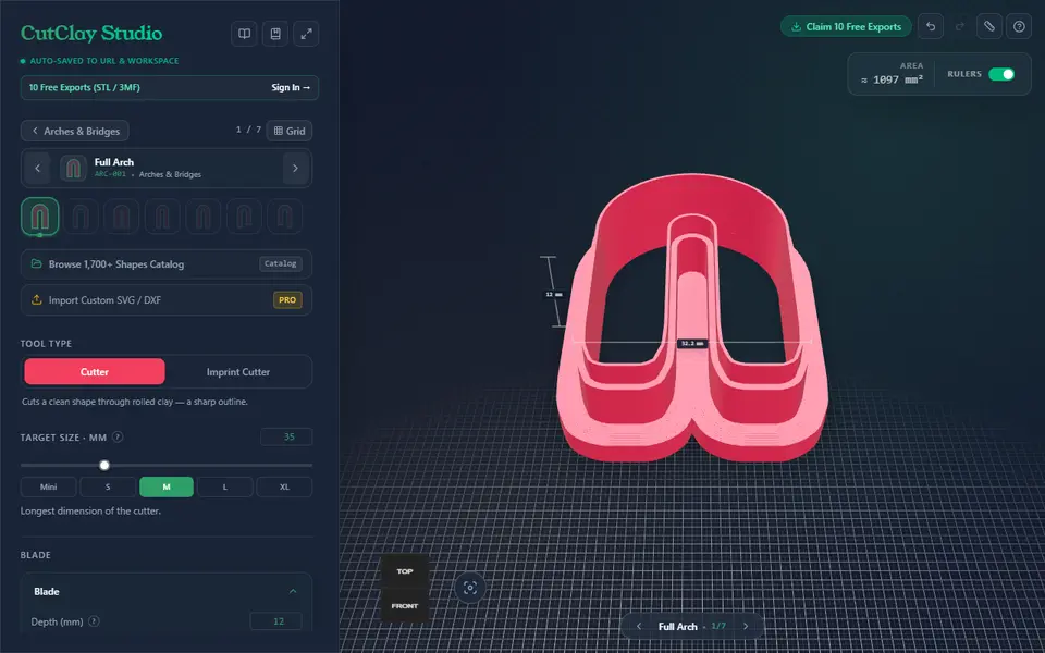 Screenshot of CutClay
