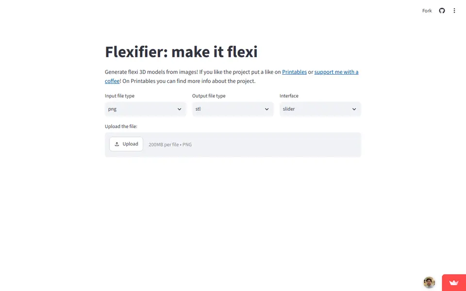 Screenshot of Flexifier
