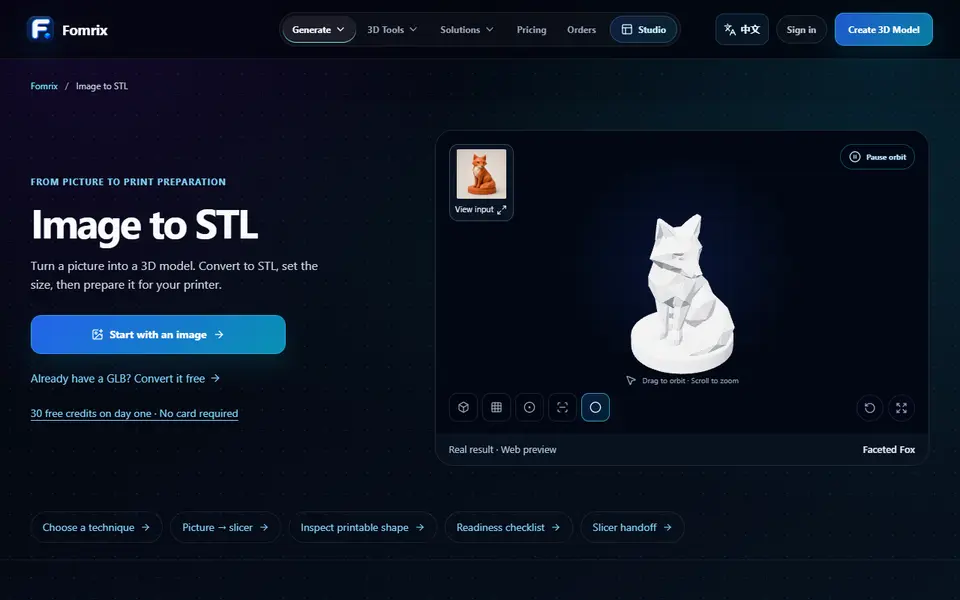 Screenshot of Fomrix