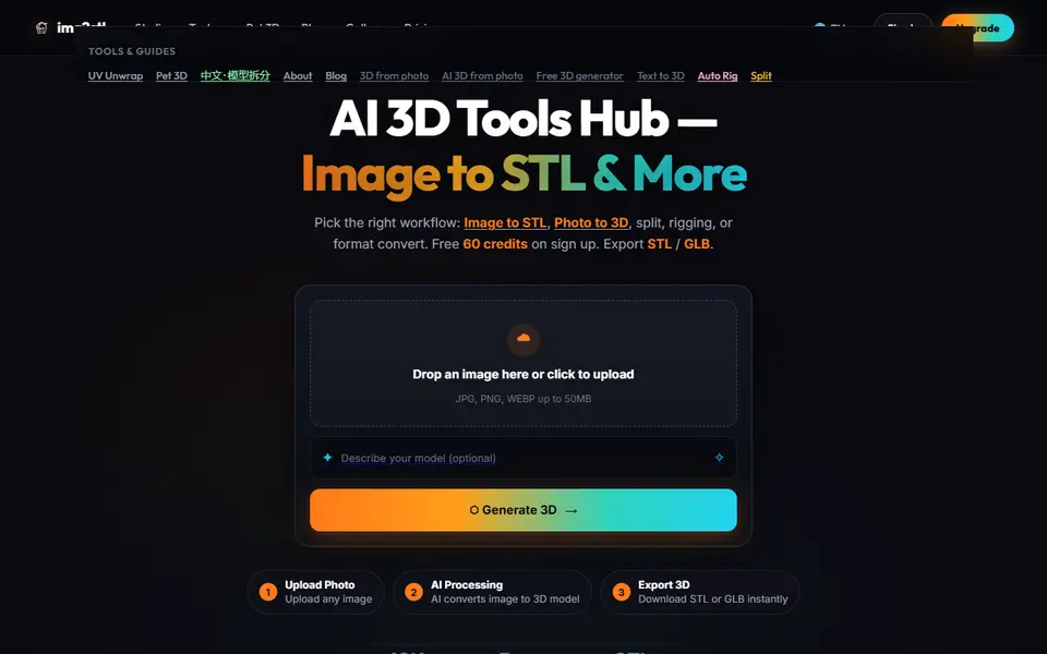 Screenshot of Img2STL