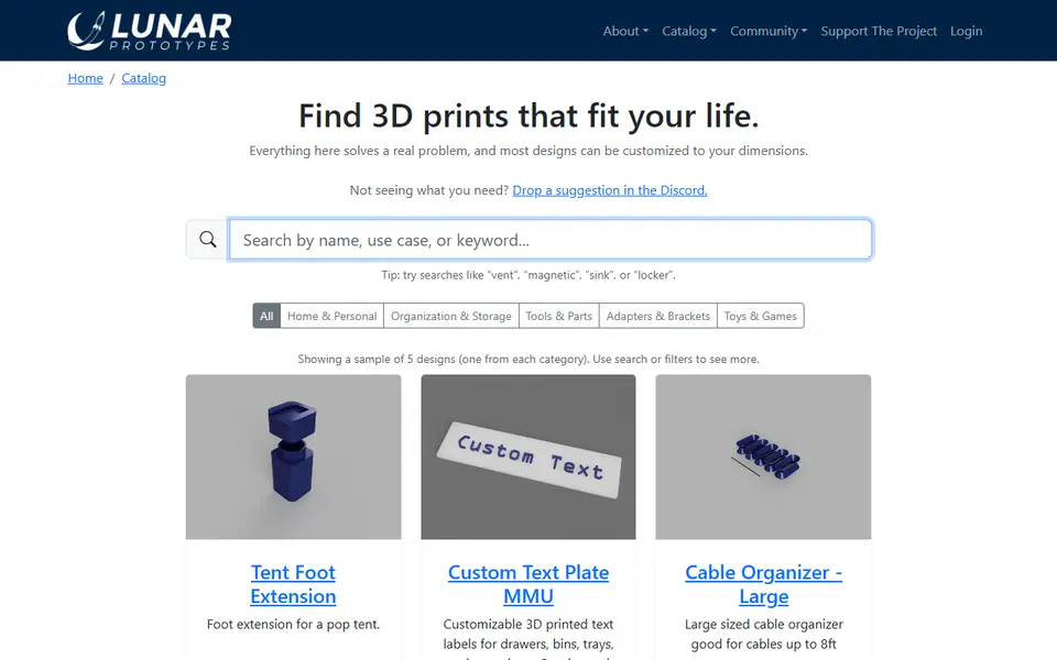 Screenshot of Lunar Prototypes