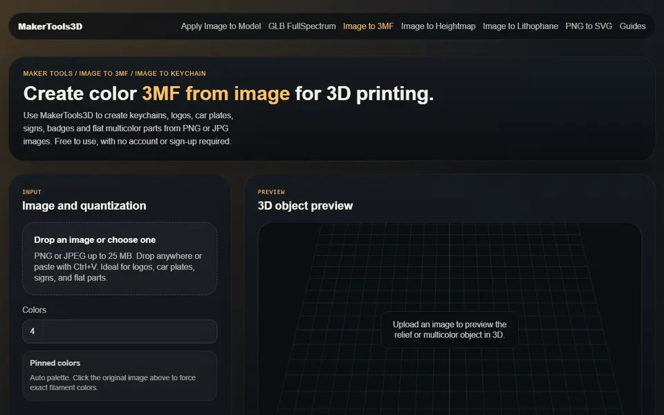 Screenshot of MakerTools3D