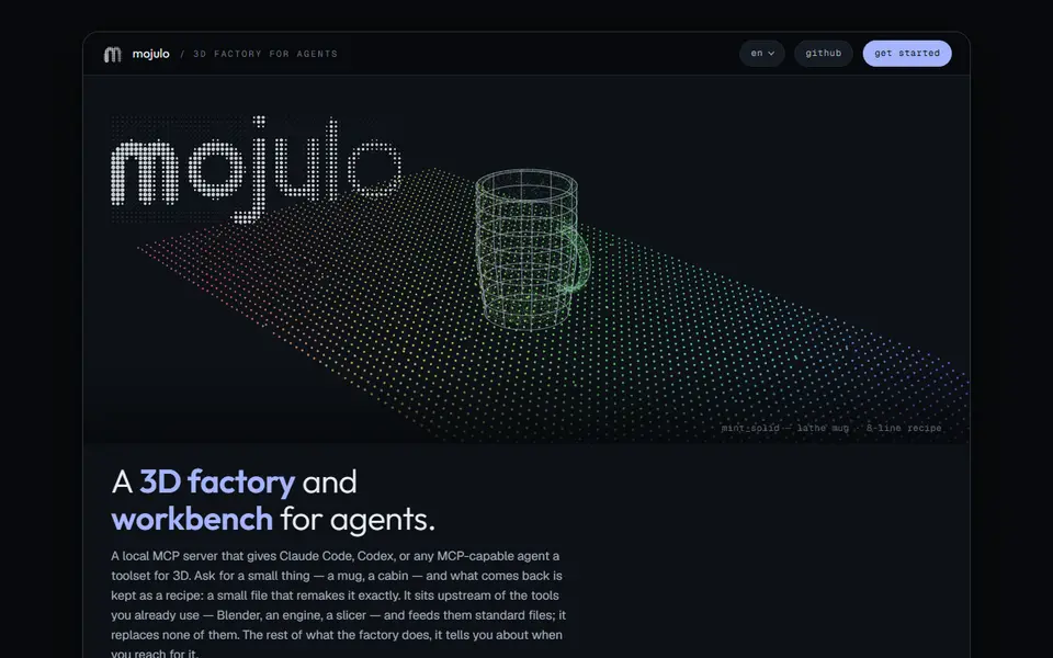 Screenshot of Mojulo