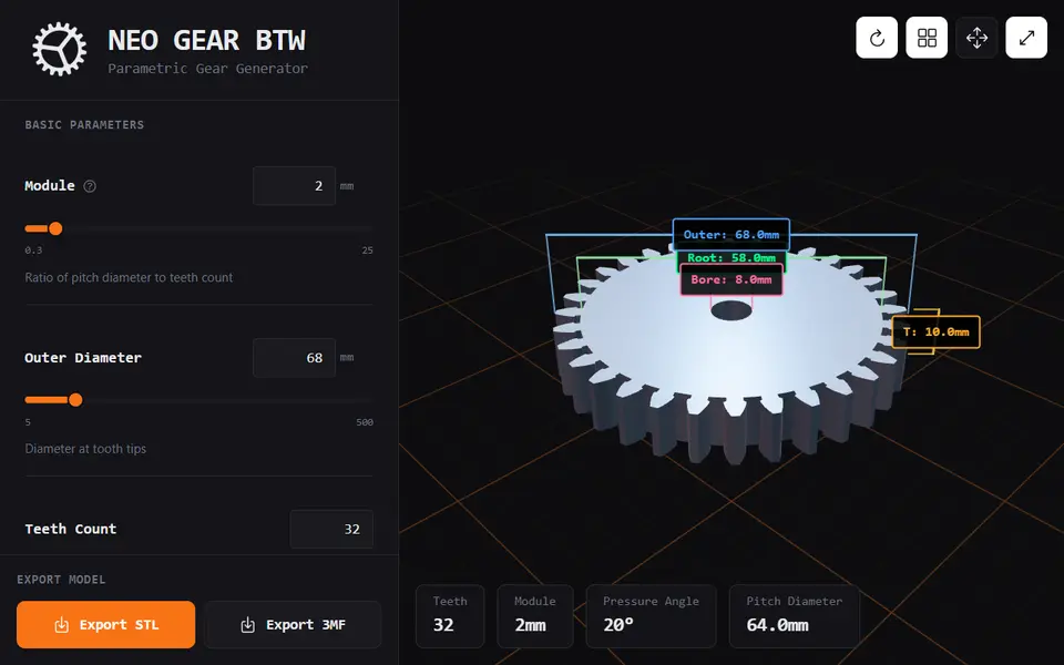 Screenshot of Neo Gear