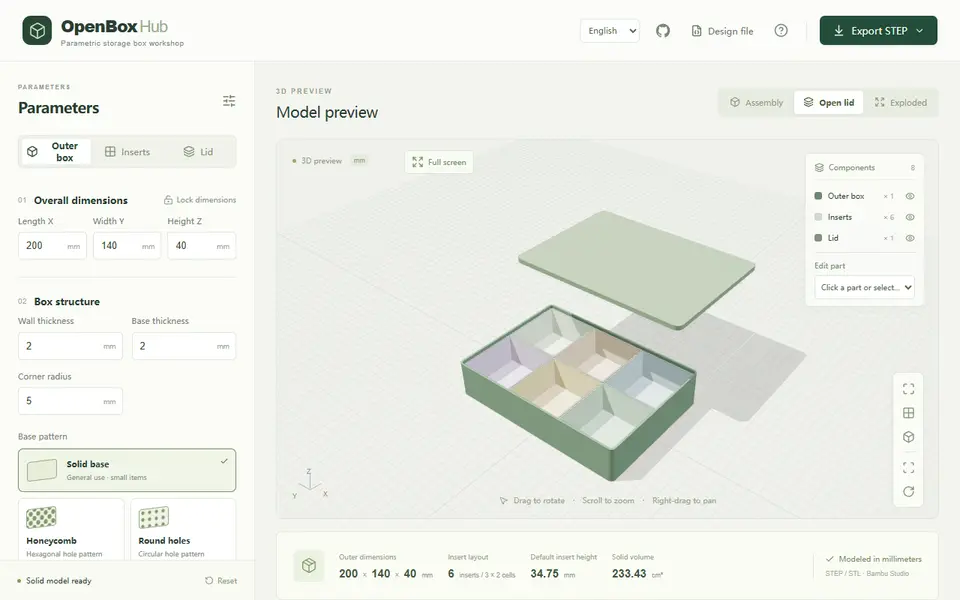 Screenshot of OpenBoxHub