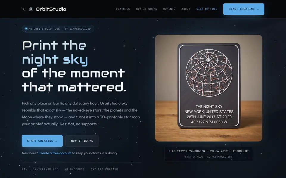 Screenshot of StellarMesh by OrbitStudio