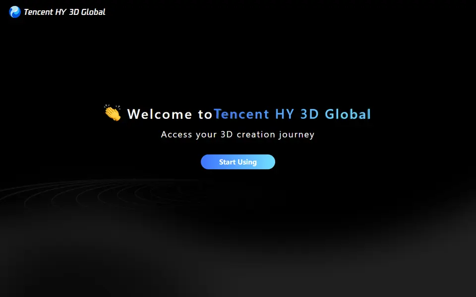 Screenshot of Tencent Hunyuan3D