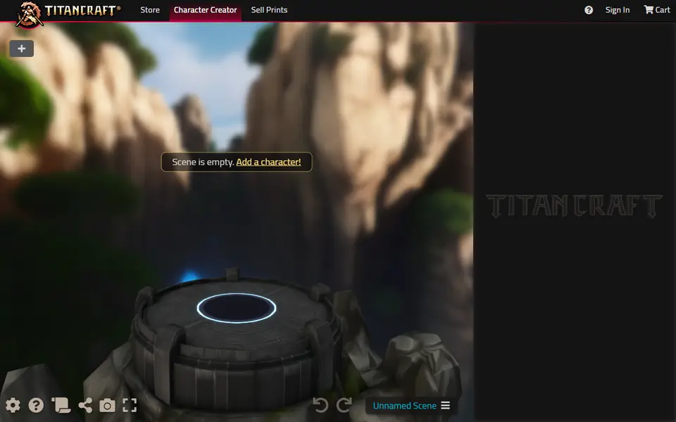 Screenshot of TitanCraft